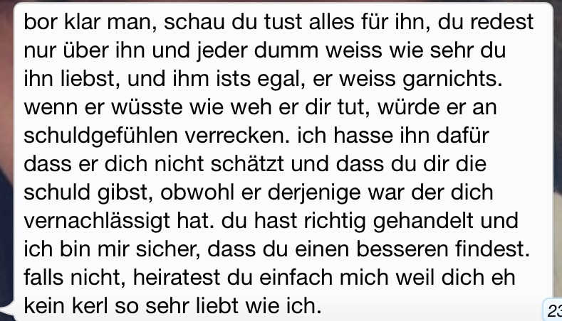 werd mal wieder glücklich