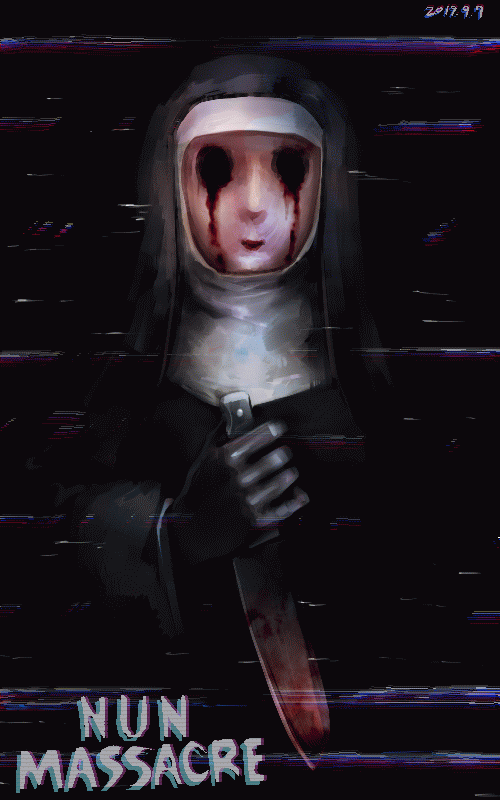 sagegege:  （音が）怖い