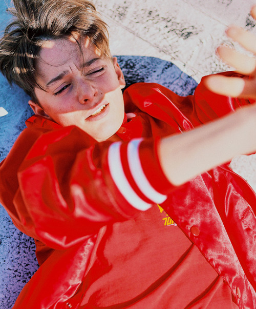 eljanehopper:Noah Schnapp photographed by Kai Z Feng for RAW (2017)