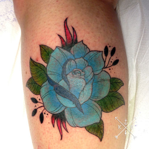 fuckyeahtattoos: Rose done by Kelly Bunde from Mecca Tattoo