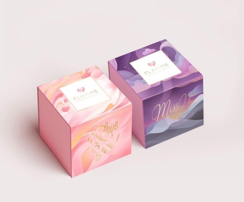 Gem sweets with personable message, package design by Alice Macarova