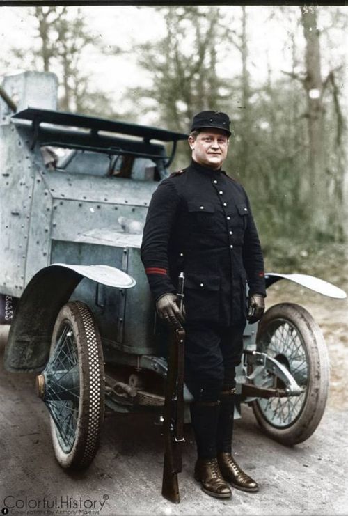 costant le marin belgian armoured car officer world war one 1914-1918