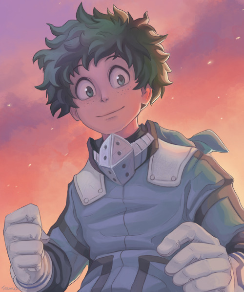 tesnuzzik: I’ve been wanting to make BNHA fanart for a while already, so I decided to draw Mid