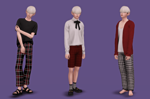 Lookbook of the vampire dorel1. Top / Top overlay / Pants / socks / shoes2. Top / Pants / shoes 3. T