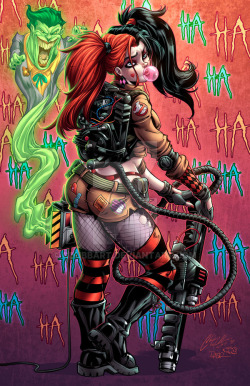 naughtyhalloweenart: ghostbusters_harley_quinn_cby_cdubbart