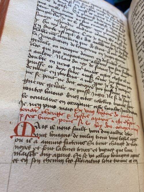 Ms. Codex 622 -L'arbre des bataillesThis manuscript features a treatise on war in four parts, writte