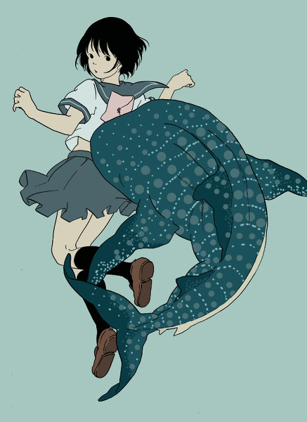 holespoles:  Moeko Hijikata 「土方萌絵子」のイラスト [pixiv] 「ゆらゆら流れる水と音楽」