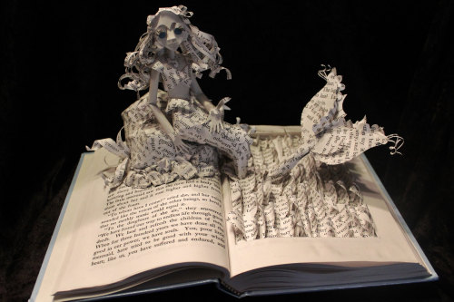 section1rules:  culturenlifestyle:  Whimsical 3D Book Sculptures by Jodi Harvey-Brown Pennsylvania-based artist, Jodi Harvey-Brown (previously featured here) has achieved the ultimate union between literature and sculpture. Conceptually and structurally