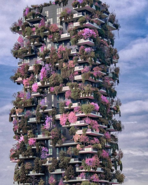 nerdlingwrites:architecture-anddesign:Bosco Verticale, Milan, Italy. [OS] [1080×1350].I genuinely th