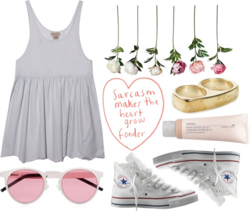 thepolyvorecollection:  Sarcasm makes the heart grow fonder by a-kasha featuring flat shoes 