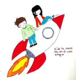 Dibujos-Del-Corazon:  Me Llevas A Otra Galaxia. -Yuju&Amp;Lt;3 