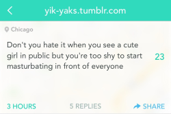 yik-yaks:  Follow Yik-Yaks for more.