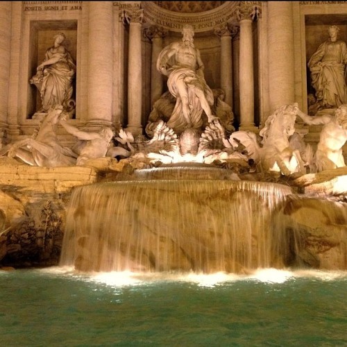 Good night! Buonanotte! Καληνύχτα!#Roma by #night#fontana di