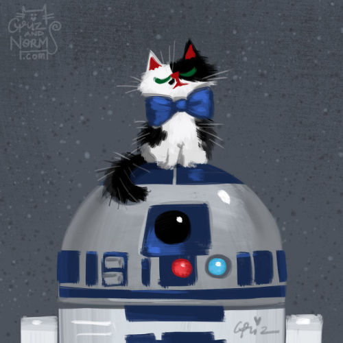 awesome-picz - Star Wars Characters And Their Cats by Griselda.