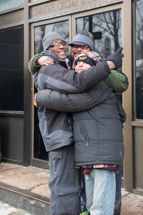 portraits-of-america:  “We may be homeless, but we have each other.”Boston, MA