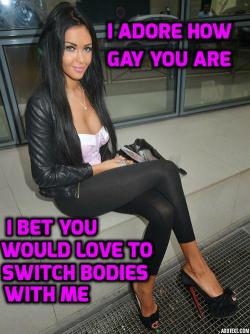 sissy-stable:  Would you switch bodies with