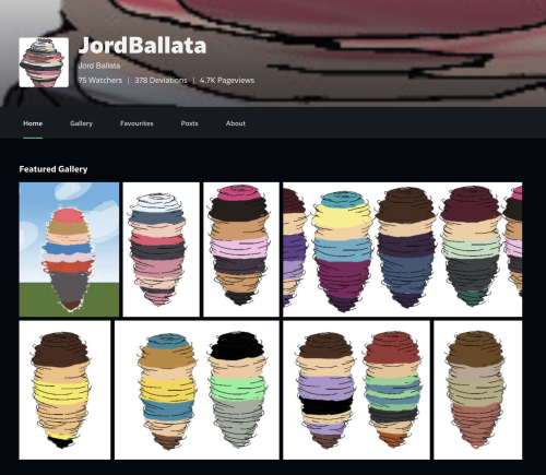 JordBallata's Fetish Art Of Cartoon Characters Mid-spin. Conceptually Pure