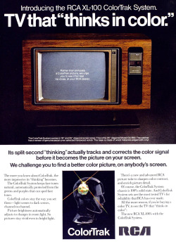 gameraboy:  RCA ColorTrak television, 1975