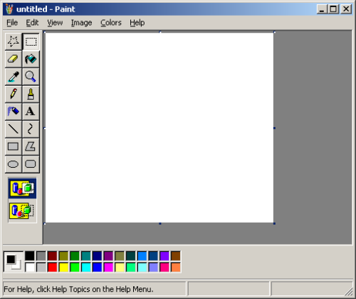 Everything 00s Paint Formerly Paintbrush For Windows Is A