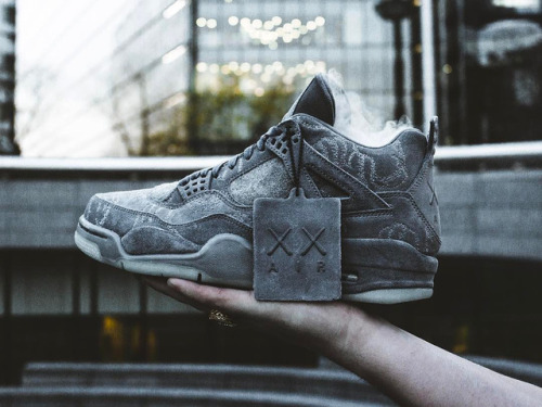 sweetsoles - KAWS x Nike Air Jordan 4 - 2017 (by bxnmxclean)