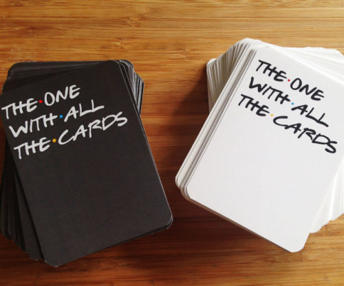 manifestingthevictory:  pivotalfriends: CALLING ALL FRIENDS FANS! I am slowly losing my mind over the fact that this exists. They made a Cards Against Humanity Style game for Friends! I know exactly what I’ll be doing with my friends on winter break.