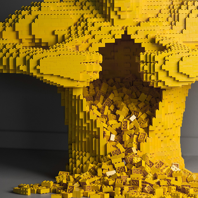 itscolossal:  Art of the Brick: Nathan Sawaya’s LEGO Solo Show in New York