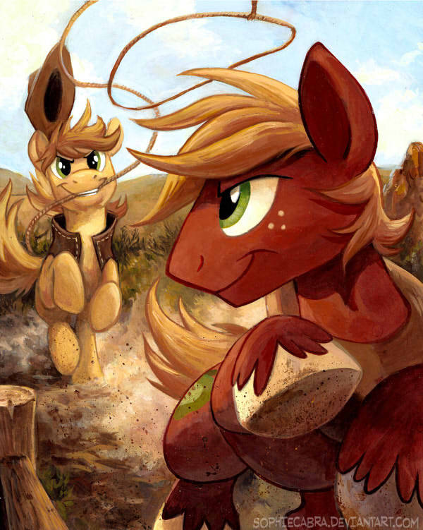 braeburn-corner:  cluelessbraeburn:  Giddyup! by sophiecabra  An oldey but a goody!