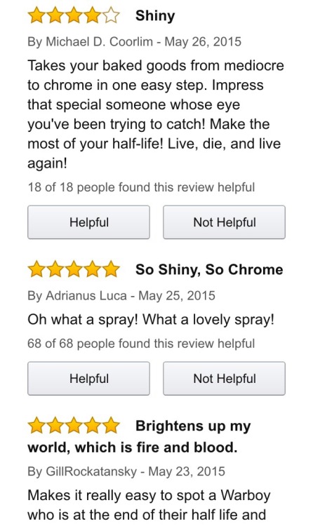 amandataylor88:  These people wanna die historic on the Fury Road http://www.amazon.com/Wilton-710-5521-Silver-Color-Mist/dp/B005KTVG86/ref=cm_cr_pr_product_top?ie=UTF8  basedthursday