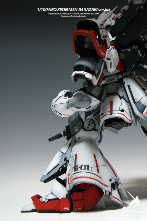 toysmaniac: MG 1/100 Sazabi Ver.Ka  Modeled by: OASIS [gonzo2000] 