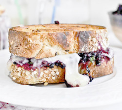baesil:  blackberry melt sandwich… yum 