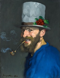   Louis Anquetin, Autoportrait à la pipe