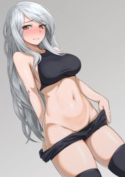 hentafutas22:  White hair