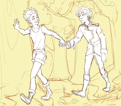 masthya:  for today’s hxh_69min, theme:dystopia in which assassin prodigy Killua of King Meruem’s special forces escapes and finds love in a booty-shorted forest boy