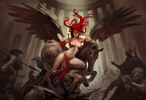 â€œThe Red Gorgonâ€ by Scebiqu. adult photos