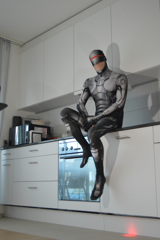 69toblerone: Robocop in relaxing mode, as it has completed all the tasks for today. That is, until I get home…