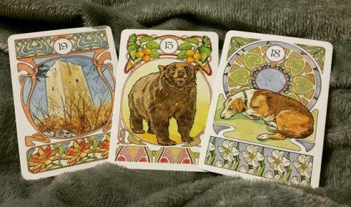 When you get a new lenormand deck…it still calls you out. :)