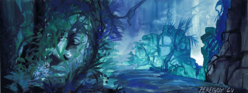 disneyconceptsandstuff: Visual Development from The Jungle Book by Walt Peregoy