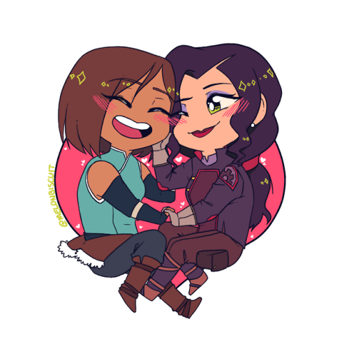 melonbiscuit: i’m going to be handing this out as a sticker at katsucon ♥♥♥ i love korrasami so much ;___; mightalsobeafuturecharmdesign   >>re-uploaded with added icons<<   – find me on twitter and instagram @ melonbiscuit also