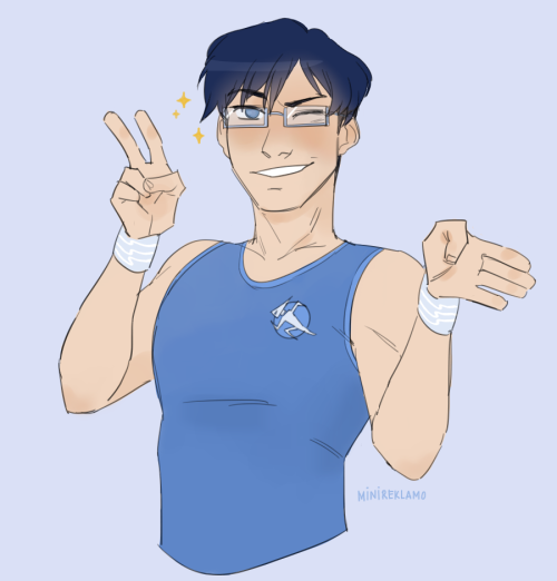 HAPPY BIRTHDAY TO MY BEST BOY, IIDA TENYA!!!!(he came back to the dorm after a jog and was met with 