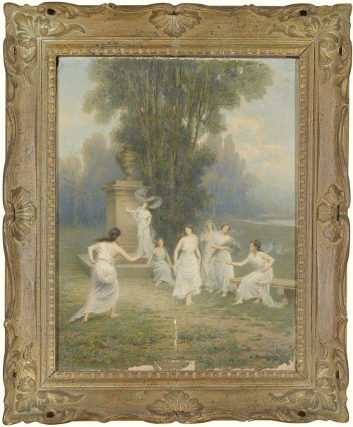 Émile-Louis Foubert, 1848-1911Frolicking Nymphs, n/d, oil on canvas, 49x38 cmPrivate Collection (Sot