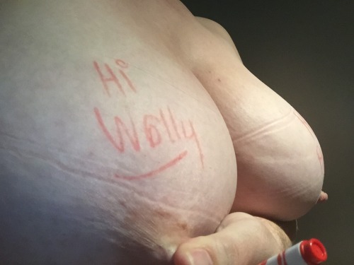picslutwhore:  Hi Wally! Hi Puggie! @niceguy2015