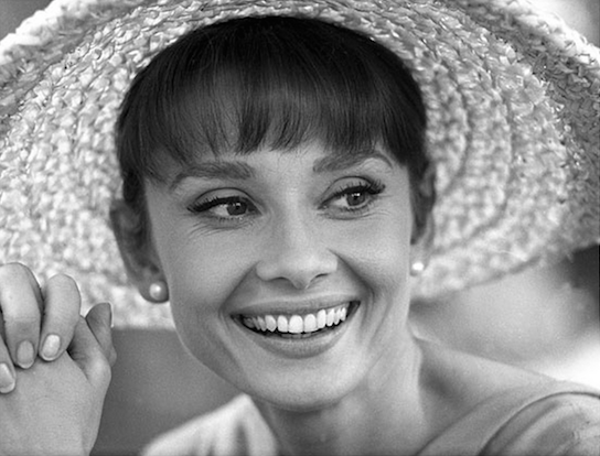 timelessaudrey:  On the set of Paris When It Sizzles Photo by Ken Heyman 