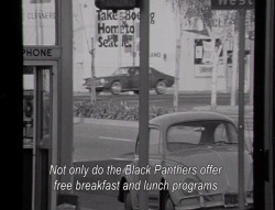 sleepy-socialist:  vivelamours:  The Black Power Mixtape 1967-1975 (2011), Göran Hugo Olsson  You heard it right folks, the FBI considered free breakfasts for poor children to be the most dangerous internal threat to the country. Literally the kind