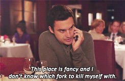stevensrogres:  Endless list of my favourite fictional characters ⟶ Nick Miller [New Girl]  ↳ “Nick Miller, turning lemonade into lemons since 1981.” 