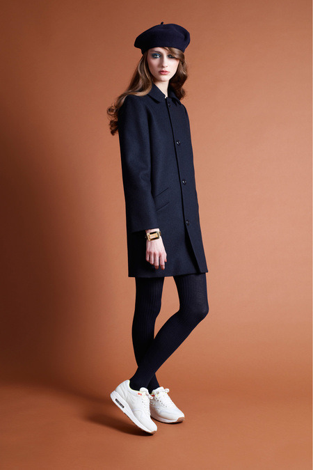 thepuertoricansocialclub:  A.P.C. - FW13  French models in berets and Air Max 1’s?