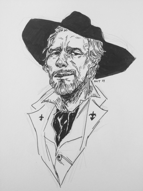 for the third week of inktober i decided to do the magnificent seven!! i had finally watched the mov