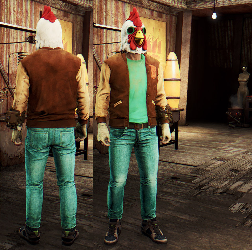 Hotline miami mods. Fallout 4 bazoongas Workshop. Fallout 4 Mod bazoongas. Fallout 4 outfit bazoongas.