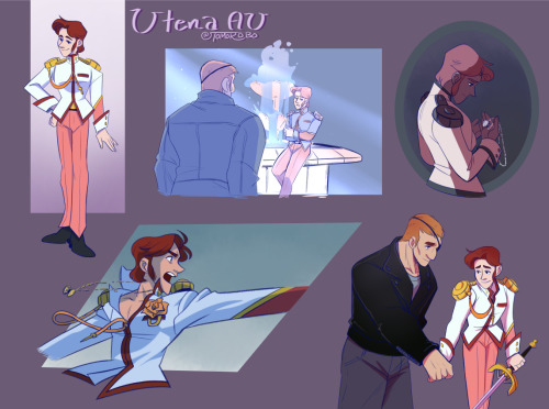 See hi-res version here: patreon.com/posts/65324662 Utena AU Murphans for Kitty Rose’s pa