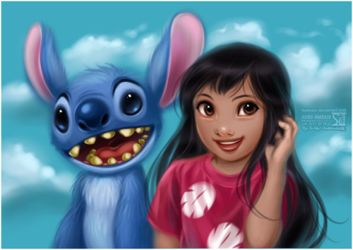 hellchilde: alittleworldofimagination: mangabean: Amazing disney fan art daekazu THE ONE WITH A