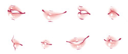 madness-mind-twisted-obsessions:  Lips Refs by rika-dono 